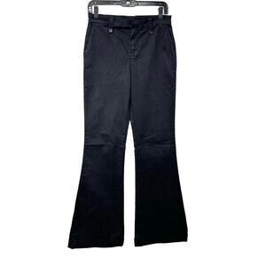 J Brand Womens Black High Waist Wide Leg Flare Stretch Pants Size 27 Sty 2545K